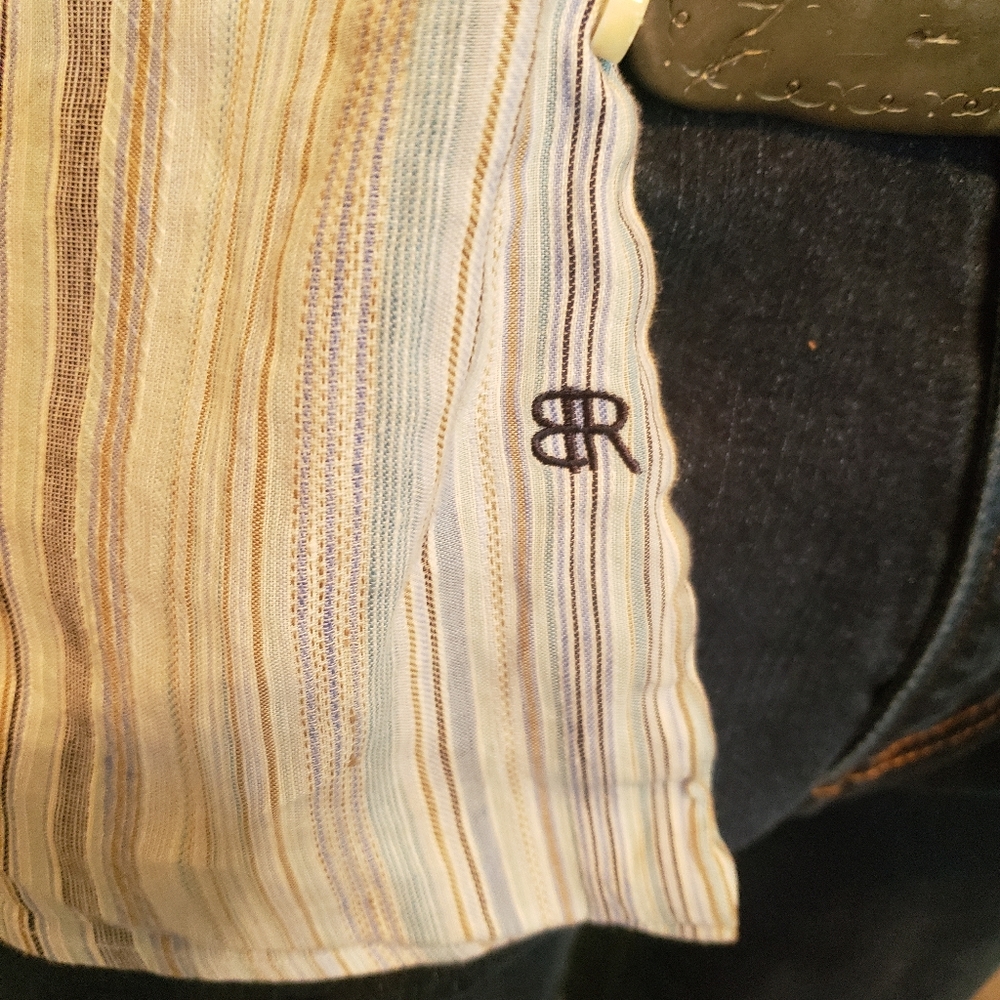 BANANA REPUBLIC MENS IRISH LIENEN SHIRT - Picture 2 of 5